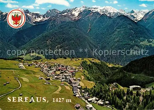 AK / Ansichtskarte Serfaus Tirol Fliegeraufnahme Kat. Serfaus