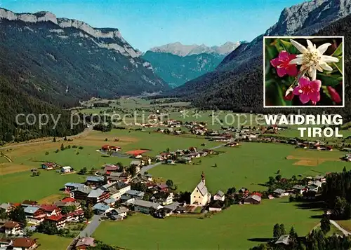 AK / Ansichtskarte Waidring Tirol Fliegeraufnahme Kat. Waidring