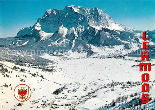 AK / Ansichtskarte Lermoos Tirol Fliegeraufnahme Winterlandschaft Kat. Lermoos