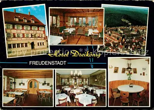 AK / Ansichtskarte Freudenstadt Hotel Dreikoenig Panorama Kat. Freudenstadt