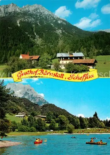 AK / Ansichtskarte Scheffau Wilden Kaiser Alpengasthof Pension Baernstatt Kat. Scheffau am Wilden Kaiser