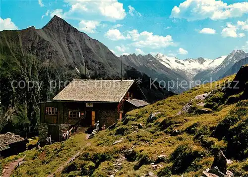 AK / Ansichtskarte Zillertal Tirol Gamshuette Tristner Floitental Grosser Loeffler 