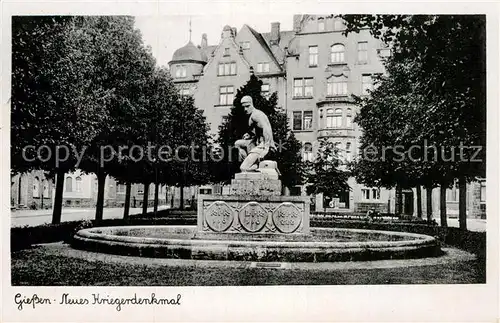 AK / Ansichtskarte Giessen Lahn Neues Kriegerdenkmal Kat. Giessen