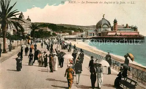 AK / Ansichtskarte Nice Alpes Maritimes Promenade des Anglais et la Jetee Kat. Nice