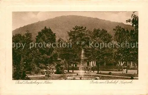 AK / Ansichtskarte Bad Lauterberg Kurpark  Kat. Bad Lauterberg im Harz