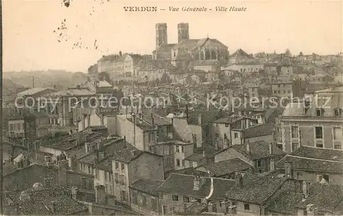 AK / Ansichtskarte Verdun Meuse Vue generale de la Ville Haute Cathedrale Kat. Verdun