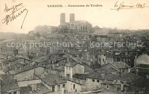 AK / Ansichtskarte Verdun Meuse Panorama de la ville Cathedrale Kat. Verdun