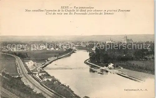 AK / Ansichtskarte Sens Yonne Vue panoramique