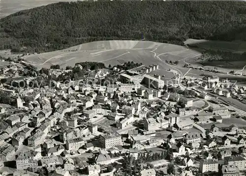 AK / Ansichtskarte Sainte Croix VD Fliegeraufnahme Kat. Sainte Croix