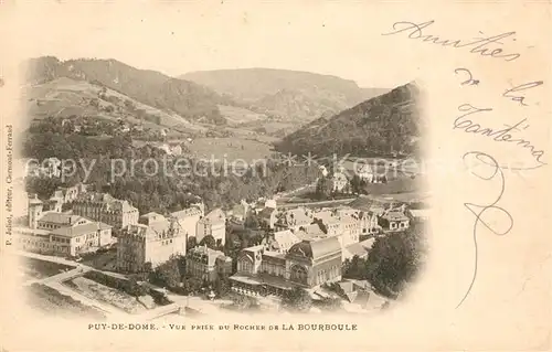 AK / Ansichtskarte La Bourboule Panorama vue prise du Rocher Kat. La Bourboule