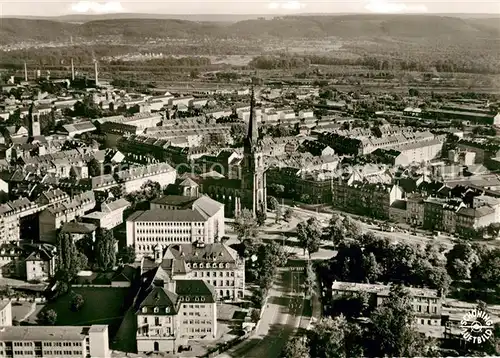 AK / Ansichtskarte Karlsruhe Baden Fliegeraufnahme