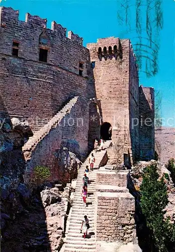 AK / Ansichtskarte Lindos Lindo Akropolis Eingang Kat. Rhodes