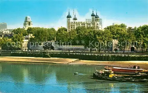AK / Ansichtskarte London Tower River Thames Kat. City of London