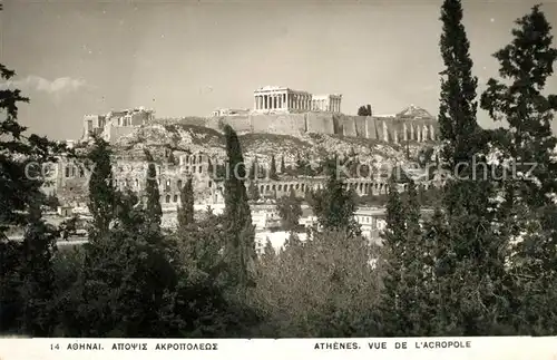 AK / Ansichtskarte Athen Griechenland Akropolis Kat. 