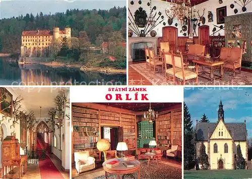 AK / Ansichtskarte Orlik nad Vltavou Statni zamek