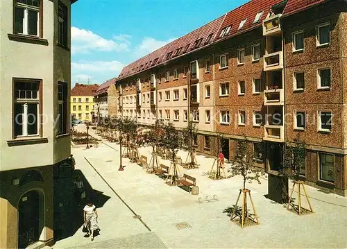 AK / Ansichtskarte Neubrandenburg Rekonstruirte Altbauten Behmenstrasse Kat. Neubrandenburg