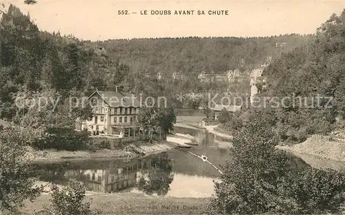 AK / Ansichtskarte Villers le Lac Le Doubs avant sa chute Kat. Villers le Lac