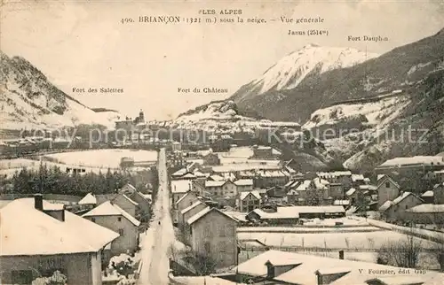 AK / Ansichtskarte Briancon et les Alpes sous la neige Kat. Briancon