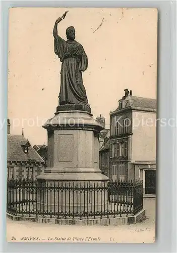 AK / Ansichtskarte Amiens La Statue de Pierre l Ermite Monument Kat. Amiens