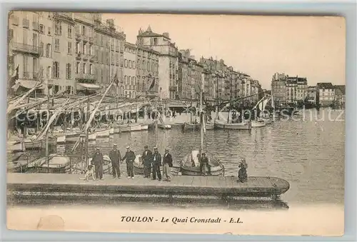 AK / Ansichtskarte Toulon Var Le Quai Cronstadt Kat. Toulon