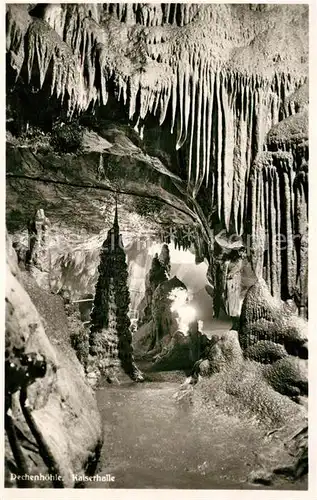 AK / Ansichtskarte Hoehlen Caves Grottes Dechenhoehle Kaiserhalle  Kat. Berge