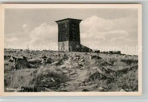 AK / Ansichtskarte Brocken Harz Brocken Hotel