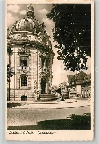 AK / Ansichtskarte Landau Pfalz Justizgebaeude  Kat. Landau in der Pfalz