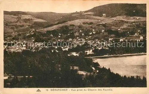 AK / Ansichtskarte Gerardmer Vosges Vue prise du Chemin des Fourmis Kat. Gerardmer