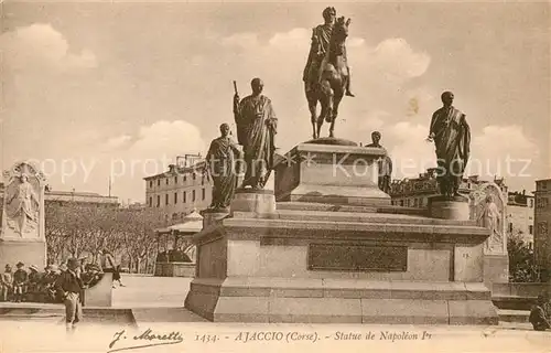 AK / Ansichtskarte Ajaccio Statue de Napoleon  Kat. Ajaccio