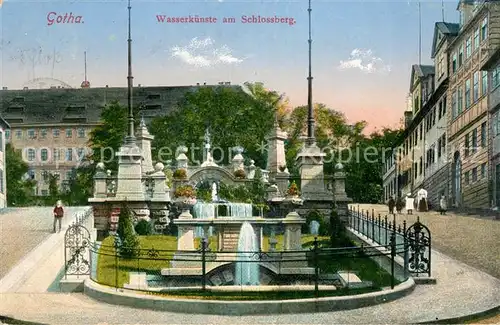 AK / Ansichtskarte Gotha Thueringen Wasserkunst am Schlossberg Kat. Gotha