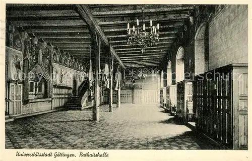 AK / Ansichtskarte Goettingen Niedersachsen Rathaushalle Kat. Goettingen