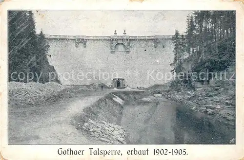 AK / Ansichtskarte Gotha Thueringen Talsperre Kat. Gotha