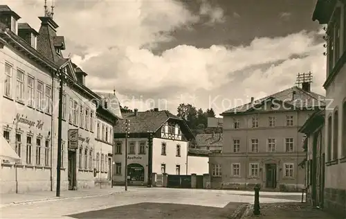 AK / Ansichtskarte Kranichfeld Meininger Hof und HO Hotel zum Kranich Kat. Kranichfeld