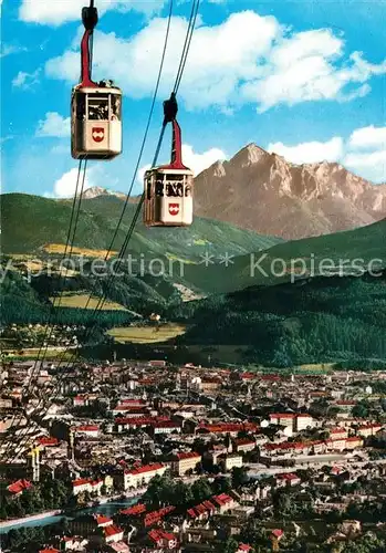 AK / Ansichtskarte Seilbahn Nordkettenbahn Innsbruck Serles  Kat. Bahnen