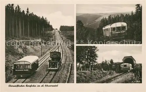 AK / Ansichtskarte Oberweissbach Bergbahn im oberen Schwarzatal Kat. Oberweissbach