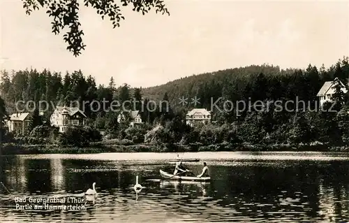 AK / Ansichtskarte Bad Georgenthal Gotha Partie am Hammerteich Trinks Postkarte