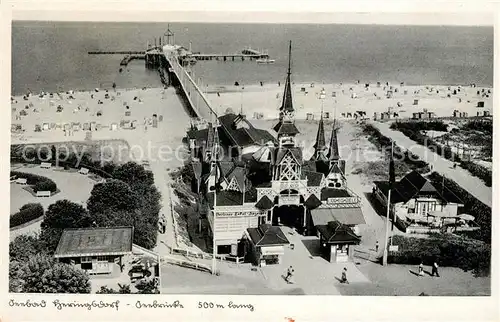 AK / Ansichtskarte Heringsdorf Ostseebad Usedom alte Seebruecke Kat. Heringsdorf