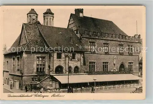 AK / Ansichtskarte Goettingen Niedersachsen Rathaus Kat. Goettingen