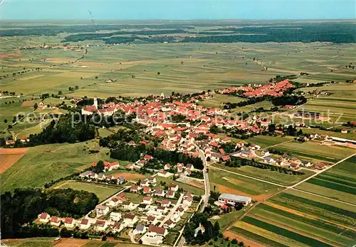 AK / Ansichtskarte Kirchheim Schwaben Fliegeraufnahme Kat. Kirchheim i.Schw.