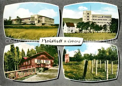 AK / Ansichtskarte Neustadt Coburg Berufsschule Kabelwerk Arnold Huette Kat. Neustadt b.Coburg