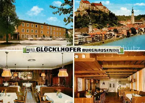 AK / Ansichtskarte Burghausen Salzach Hotel Gloecklhofer  Kat. Burghausen