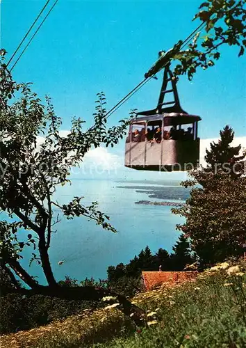 AK / Ansichtskarte Seilbahn Pfaender Bregenz Bodensee Lindau Kat. Bahnen