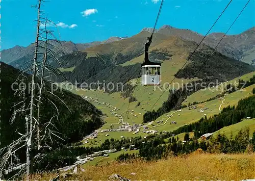 AK / Ansichtskarte Seilbahn Schrofen Tuxertal Vorder  und Hinterlanersbach Zillertal Kat. Bahnen