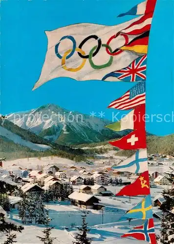 AK / Ansichtskarte Olympia IX. Olympische Winterspiele Seefeld Tirol  Kat. Sport