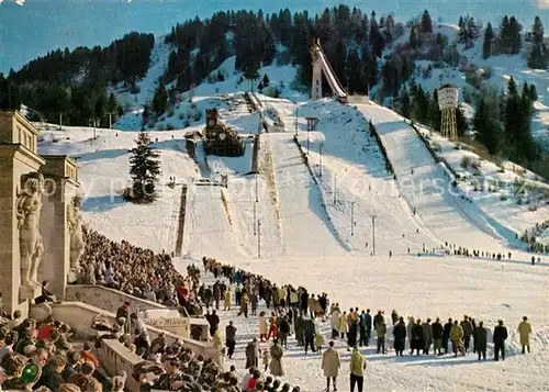 AK / Ansichtskarte Ski Flugschanze Olympia Skistadion Garmisch Partenkirchen  Kat. Sport