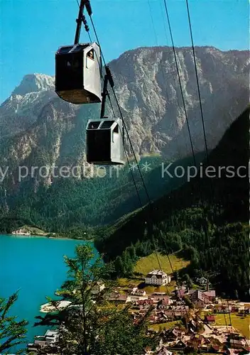 AK / Ansichtskarte Seilbahn Salzbergbahn Hallstatt Krippenstein Kat. Bahnen