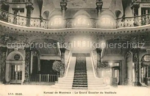 AK / Ansichtskarte Montreux VD Le Grand Escalier du Vestibule Kat. Montreux