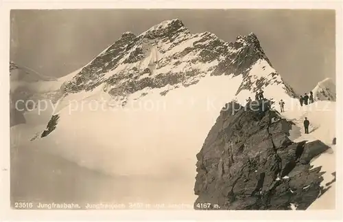 AK / Ansichtskarte Jungfraubahn mit Jungfraujoch Kat. Jungfrau