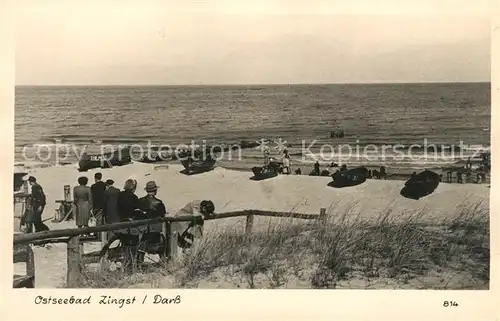 AK / Ansichtskarte Zingst Ostseebad Strand Kat. Zingst Darss