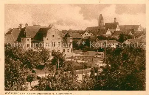 AK / Ansichtskarte Woerishofen Bad Casino Pfarrkirche Klosterkirche Kat. Bad Woerishofen